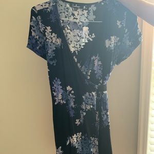 Floral wrap dress